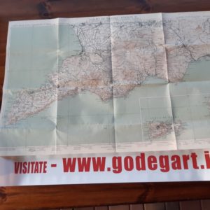 Carta geografica Golfo di Napoli
